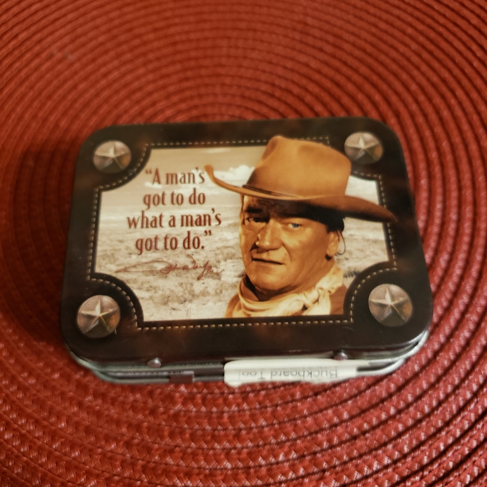 Johns Wayne tin